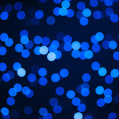 Blue Bokeh background