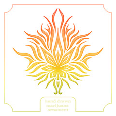 Marijuana and Abstract Pattern