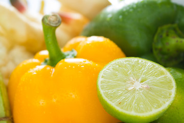 Yellow chilli Pepper