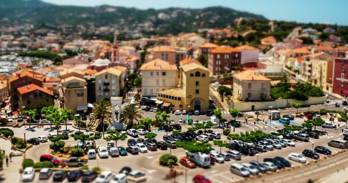 4K, Timelapse, TiltShift, Calvi Centre Ville