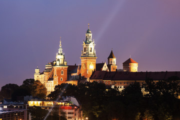Fototapeta na wymiar Wawel Royal Castle and Cathedral - Krakow, Poland
