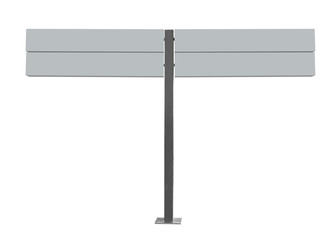 Fototapeta premium Blank billboard, for advertisement