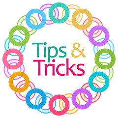 Tips And Tricks Colorful Rings Circular 