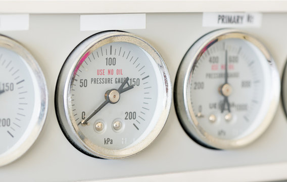 Pressure Gauge Of Gas Chromatography