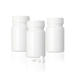 薬/白い薬とボトル