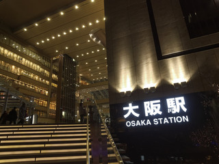 JR大阪駅の夜景