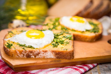 fried eggs
