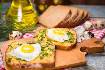 fried eggs