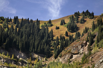 Medeo valley. Kazakhstan 