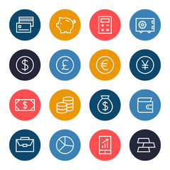 Finance icon set