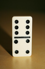 Close up picture of domino