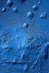 abstract blue background cold ice texture with cracks