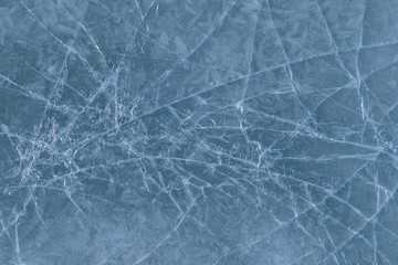 Texture of ice of Sea of Japan.
