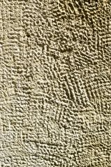 Processed stone closeup on wall