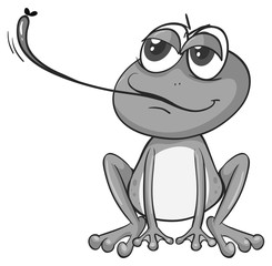 Frog eating