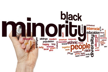 Minority word cloud