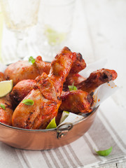 Roasted chicken legs