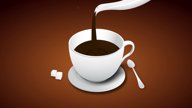 coffee menu board animation(included alpha)