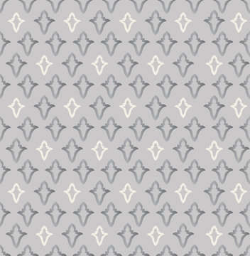 Abstract floral pattern. Geometric tiled texure