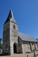 Fototapeta na wymiar Eglise de Daubeuf-près-Vatteville (Eure)