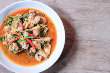 Spicy Fried Stir Catfish