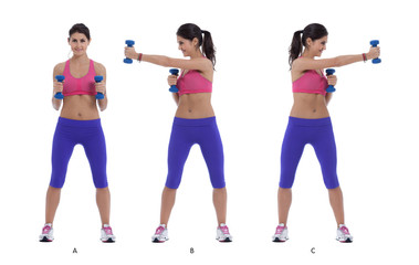 Dumbells - Cross jab