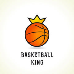 Basketball king logo