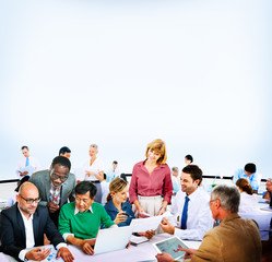 People Meeting Confernece Teamwork Discussion Concept