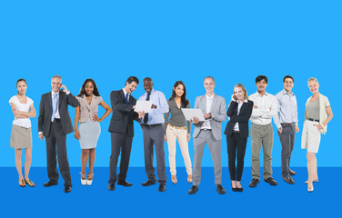 Obraz premium Corporate Business Team Communication Connection Concept