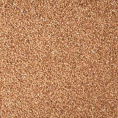 Surface covered with the buckwheat seeds