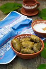 Dolma - a traditional Greek dish