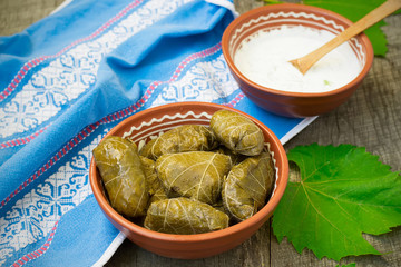 Dolma - a traditional Greek dish