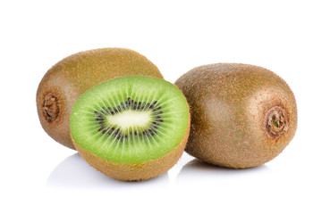 kiwi fruit isolated on white background