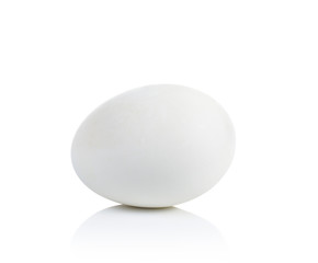 preserved  duck egg on white background