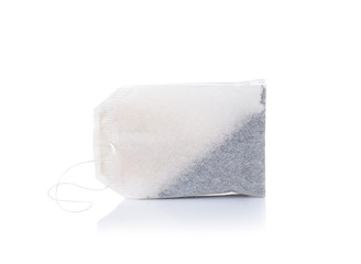 Teabag isolated on a white background