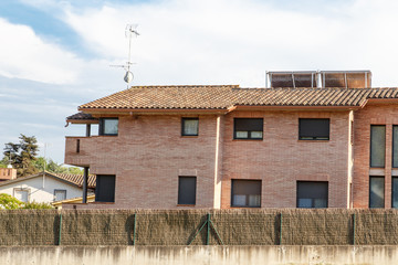 residential modern house outdoors