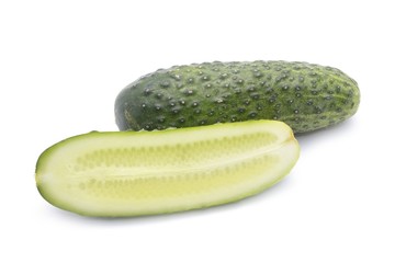 cucumber isolated on white background