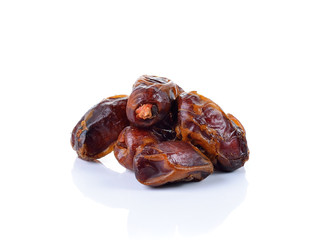 Dates isolated on white background