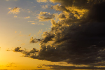 Obraz premium .Early morning sunlight, cloudy