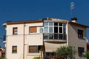 residential modern house outdoors