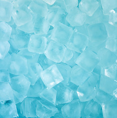 fresh cool blue ice cube background
