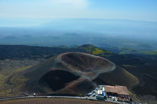 Etna cratere vulcano
