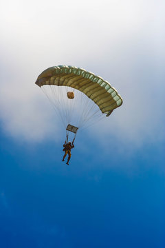 SADF Paratrooper Parachuting