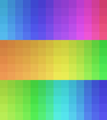 Vector illustration of color palettes