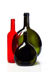 Transparent vases