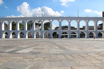 Printed roller blinds Rio de Janeiro White Arches at Arcos da Lapa Rio de Janeiro Brazil