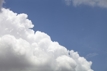 Blue sky and clouds