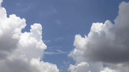 Blue sky and clouds