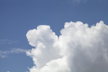 Blue sky and clouds