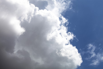 Blue sky and clouds